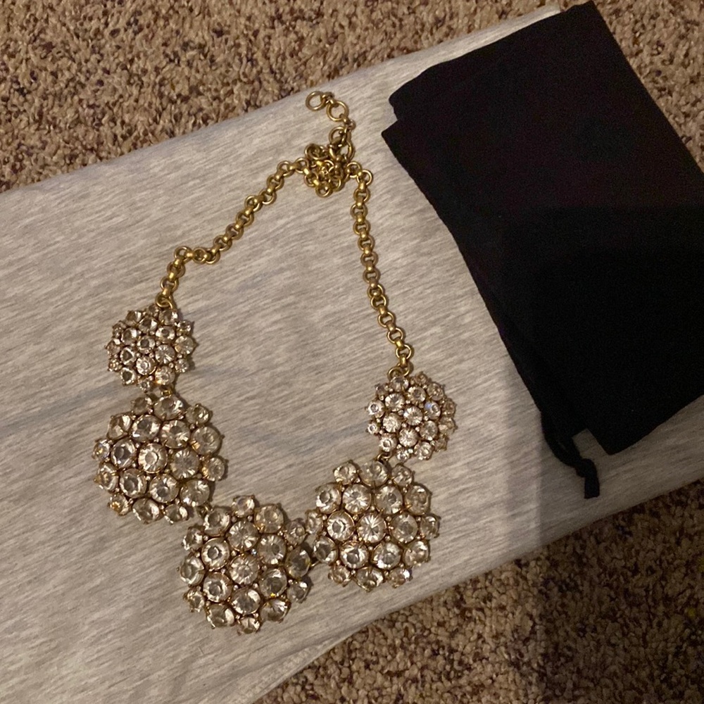 J crew crystal necklace